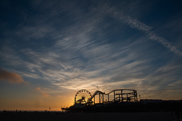 Travel Photography Santa Monica Venice Beach by Belinda Keller Wilmington, NC