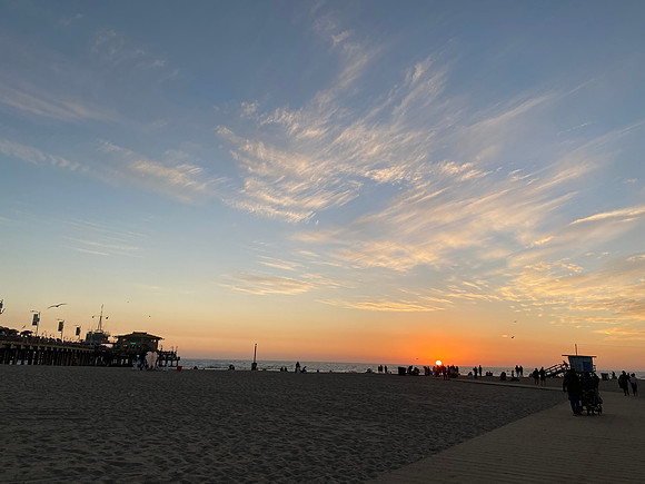 Travel Photography Santa Monica Venice Beach by Belinda Keller Wilmington, NC