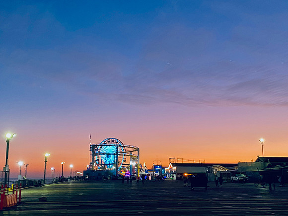 Travel Photography Santa Monica Venice Beach by Belinda Keller Wilmington, NC